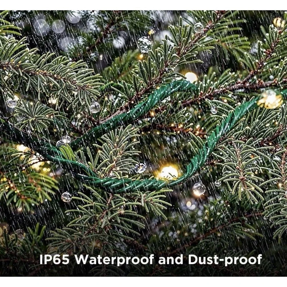 Govee 65.6ft Green Christmas Green String Lights 2S-‎ Multi Color- 200 LEDs NIB